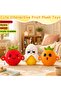Interactive Musical Plush Toy with Touch Sensor, Fruit Shape Educational Toy, Soft Plush Toy for Tod - 3