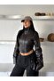 New Season Body-Fitting Corset Leather Jacket - 2