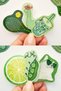 Green Color Themed Hologram Stickers 21 Pieces Sticker Pack Waterproof Laptop Thermos Phone Sticker Set - 8