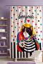 Bathroom Curtain, Bonjour Cat with Glasses Patterned Shower Curtain, Bathtub Curtain 175X200Cm - 2