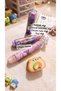 Cute Kawaii Design Mechanical Pencil Eraser, Push-To-Flip Purple Color Set and Sweet Cake Model Soft Scented School Stationery, Gift, Korean Style Kids Office Accessory - 2
