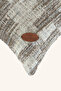 Set of 2 Abstract Patterned Brown Beige Stuffed Throw Pillows - 2