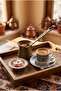 80 ml Traditional Embossed Cast Iron Coffee Pot Induction Compatible Single Serving Turkish Coffee Pot - 3