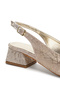Women's 4 cm Heeled Pointed Toe Evening Dress Shoes - 3