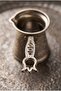 100 ml Traditional Embossed Cast Iron Coffee Pot Induction Compatible 1-2 Person Turkish Coffee Pot - 4