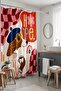 Bathroom Curtain, Coffee Dog Patterned Shower Curtain, Bathtub Curtain 175X200Cm - 5