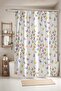 Bathroom Curtain, Colorful Flying Patterned Shower Curtain, Bathtub Curtain 175X200Cm