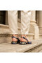 Valley Ethnic Pattern Short Thick Heeled Shoes - 8