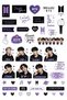 Korean Group 2 Page Sticker Set (Bts) - 2