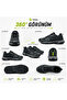 2416 Men's Black Short Trekking Outdoor Four Season Shoes - 4