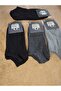 Men's Solid Color Mixed Economical Booties Socks 12-Pack - 3