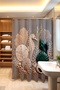 Bathroom Curtain, Sea Horse and Mollusk Patterned Shower Curtain, Bathtub Curtain 175X200Cm - 3