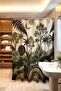 Bathroom Curtain, Green Trees and Rainbows Patterned Shower Curtain, Bathtub Curtain 175X200Cm - 3