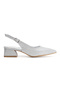 Women's 4 cm Heeled Stiletto and Bag Set - 3
