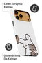 iPhone 11 Rabbit Double Layer Full Covering Printing Glossy Protect Phone Case - 4