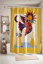 Bathroom Curtain, Ethnic Embroidered Bird Pattern Shower Curtain, Bathtub Curtain 175X200Cm