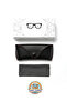 Cat Eye Leopard Blue Light Protective Glasses Sunglasses Transparent - 4