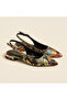 Valley Ethnic Pattern Short Thick Heeled Shoes - 5