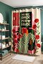 Bathroom Curtain, Girl Reading a Book Patterned Shower Curtain, Bathtub Curtain 175X200Cm - 4