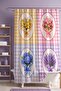 Bathroom Curtain, Colorful Bouquet Flowers Patterned Shower Curtain, Bathtub Curtain 175X200Cm - 2