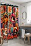 Bathroom Curtain, Artistic Dog and Cat Pattern Shower Curtain, Bathtub Curtain 175X200Cm - 4