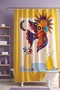 Bathroom Curtain, Ethnic Embroidered Bird Pattern Shower Curtain, Bathtub Curtain 175X200Cm - 2