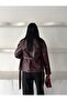 High Collar Belted Trench Coat - 7