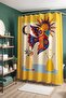 Bathroom Curtain, Ethnic Embroidered Bird Pattern Shower Curtain, Bathtub Curtain 175X200Cm - 4