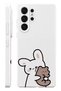 Samsung S25 Ultra Tavşan Protect Slim Glossy Full Coverage Print Camera Protected Phone Case