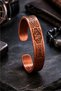Men's Copper Bracelet - Hz Ali Engraved 100% Pure Copper Men's Bracelet - 3