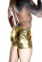 Men's Gold Lame Short - 3