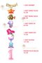 Mermaid Set Purple Sea Horse - Colorful Fish - Mermaid - Mermaid Tail Balloon Number Balloon Banner 1 Year Old - 2