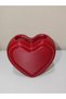 Sweet Hearts 12cm A+ Quality Plastic Aesthetic Heart Design Desktop Organizer Pen Holder - Red - 3