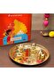 Aksharveda Premium Brass Decorative Pooja Thali Set | 12 Inch - 5