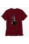 Men's Sumi-E Brushwork Coffee Cup Back Printed - Red - 4
