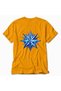 Men's Y2K Aesthetic Moon and Star Geometry Back Print - Yellow - 4