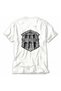 Barcelona Architectural Engraving Pattern - Back Print - White - 6