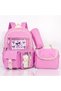 Korean Kawaii Style Boys Girls School Bag with Accessories Girls' and Boys' Backpack Set of 3 - 2