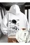 Car Themed Printed Premium Oversize 3 Thread Soft Hooded Sweatshirt Hoodie