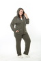 Women's Oysho Fabric Hooded Plus Size Set