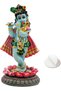 Hindu God Krishna Idol - 3.9”H Indian Little Krishna Statue for Car Dashboard Home Office Temple Mandir Altar Pooja Item Diwali Puja Figurine