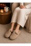 Women's Closed-Front Comfortable Home Slippers with Buckle and Light Sole - 2