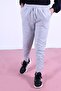 Straight Double Pocket Girl's Gray Sweatpants - 4