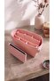 Six Compartment Clutch Cantali Organizer Light Pink Color 28 X 15 X 12 Dimensions (Length X Height X Width) - 2