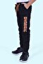 Phosphorescent Dynamic Printed Boy's Double Pocket Black Sweatpants