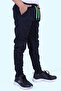 Phosphorescent Dynamic Printed Boy's Double Pocket Navy Blue Sweatpants - 3
