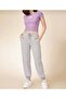 Gray Unisex Elasticized High Waisted Jogger Summer Sweatpants