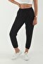 Women's Black Sweatpants - 2