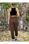 Women's Winter Thick Fleece Lined High Waist Elastic Cuff Basic Jogger Sweatpants - 2