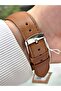 Brown Color 5 Atm Leather Band Men's Wristwatch with Calendar 8261Lc - 4
